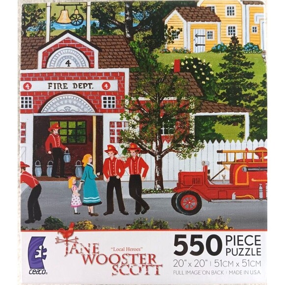 Local Heroes 550 Piece Jigsaw Puzzle Jane Wooster Scott by Ceaco - Picture 1 of 4